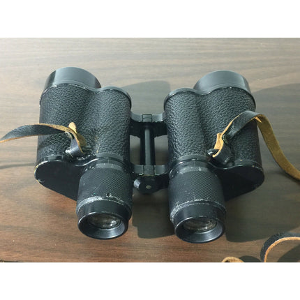 Vintage 1930s–40s Carl Zeiss Jena Delactis 8x40 Brass Body Binoculars w/ Case