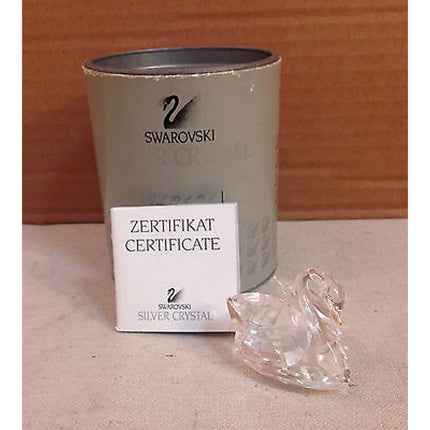 Swarovski Crystal Swan Display Decor with Original Box & COA