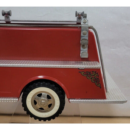 Tonka Red Fire Truck Suburban Pumper #5 1960s Toy With Fire Hydrant