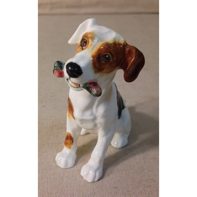 Royal Doulton #1159 Cecil Aldin Character Dog Figure with Bone 4"
