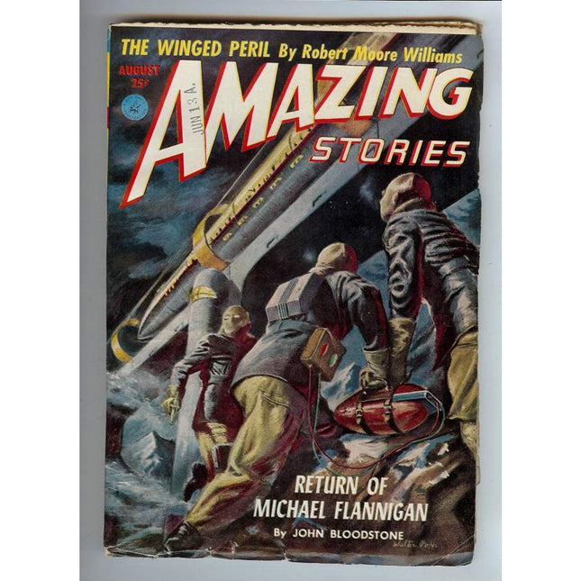 AMAZING STORIES – August 1952 – Ziff-Davis – Pulp Magazine