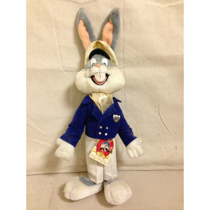 Looney Tunes Bugs Bunny 50th Birthday Plush 18" – 1990 24K Company w/ Tags