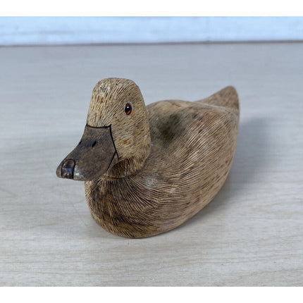 1984 Carl Geesey Handcarved Wooden Duck 6” Figurine