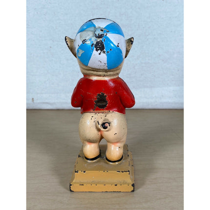 Hubley Cast Iron Porky Pig Still Bank