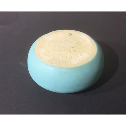 Van Briggle Pottery Bowl Vase – Bluish Green #20 Marking