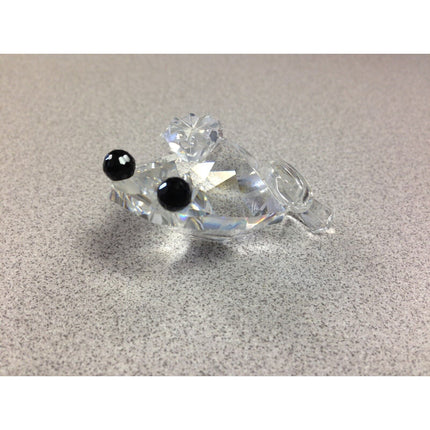 Swarovski Frog with Crown Crystal Figurine – Small Collectible Animal Figure