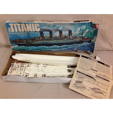Vintage 1976 Revell RMS Titanic 1/570 Scale Model Kit – H-445