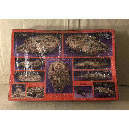 Star Wars Puzz 3D Millennium Falcon 857 Pieces, 1995 Milton Bradley – Sealed Box