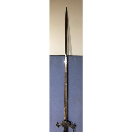 Vintage Knights of Pythias Fraternal Sword Horstmann, Philadelphia (Circa 1900)