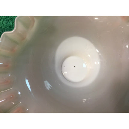 1940’s Pink Fenton Vase and Candy Dish – Vintage Glass Pair