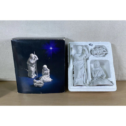 Avon 1981 Nativity The Holy Family Porcelain Collectible Set OB