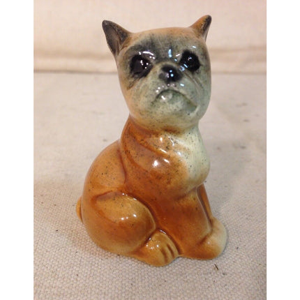 Vintage Goebel West Germany Sitting Puppy Figurine – 2.5" Ceramic Dog