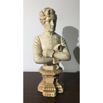 1940s ABCO Military Chalkware Figurine – Alexander Backer Co. 13" Vintage