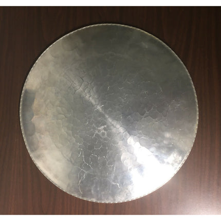 Arthur Armour Aluminum Zodiac Tray – Mid-Century Hand-Wrought 18" Vintage