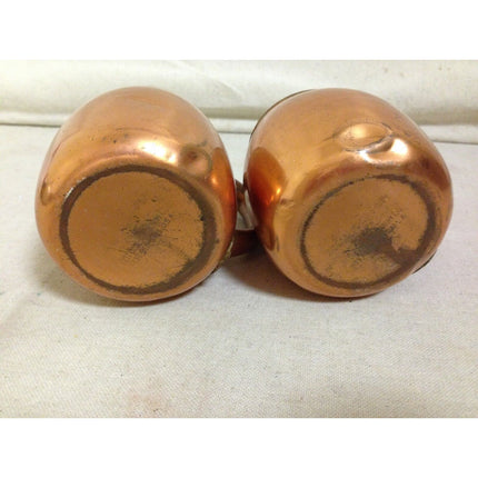 Set of 2 West Bend Aluminum Co. Vintage Copper Mule Mugs Cups – 11 oz