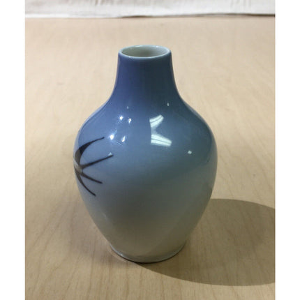 Royal Copenhagen Swallow Vase – 3 3/4" – Denmark Porcelain – Blue & White