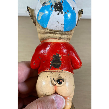 Hubley Cast Iron Porky Pig Still Bank