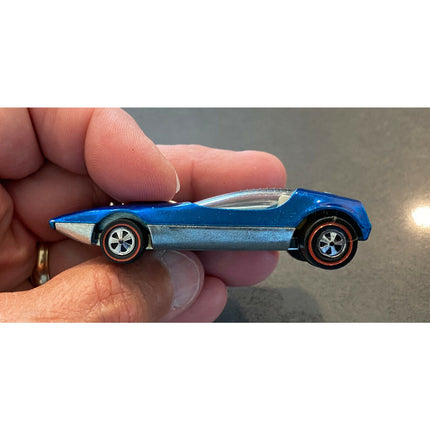 1969 Hot Wheels Splittin Image Blue Spectraflame Diecast Car Toy