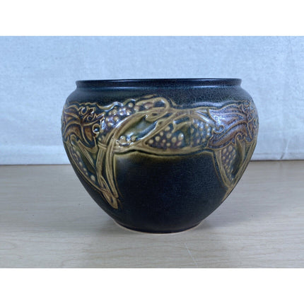 Roseville “Rosecraft” Bowl – 1920s Art Pottery Decor – 5" Tall