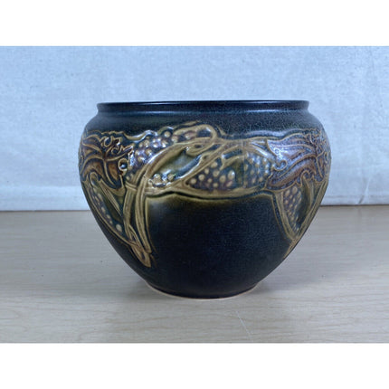 Roseville “Rosecraft” Bowl – 1920s Art Pottery Decor – 5" Tall