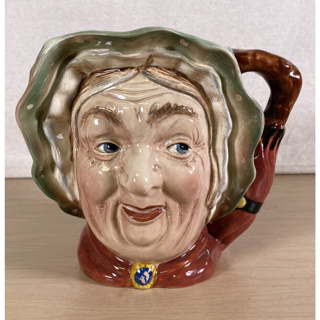 1950s Beswick Ware “Sairey Gamp” Toby Jug #371 England 8"