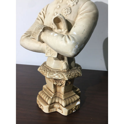 1940s ABCO Alexander Backer Co. Military Chalkware Figurine 13"
