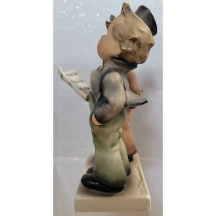 Early Goebel Hummel “Duet” #130 TMK-1 Boys Figurine Incised Bee Germany