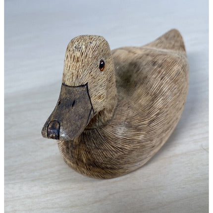 1984 Carl Geesey Handcarved Wooden Duck 6” Figurine