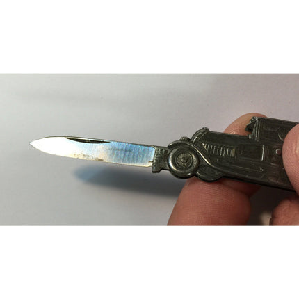 D Peres Solingen Germany 1920s Automobile Car Pocket Knife w/ Leather Pouch