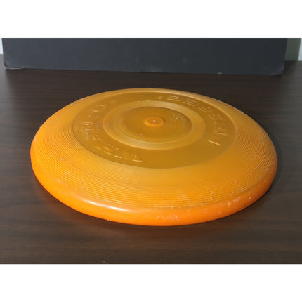 Vintage 1966 Wham-O Frisbee – Orange & Yellow Plastic Flying Disc