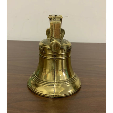 1776–1976 New Holland PA Bicentennial Vintage Brass Bell Still Bank