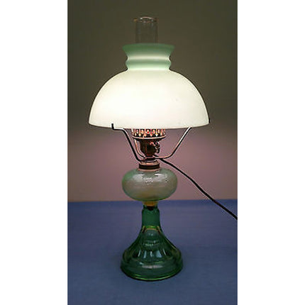 Vintage Green Parlor Lamp
