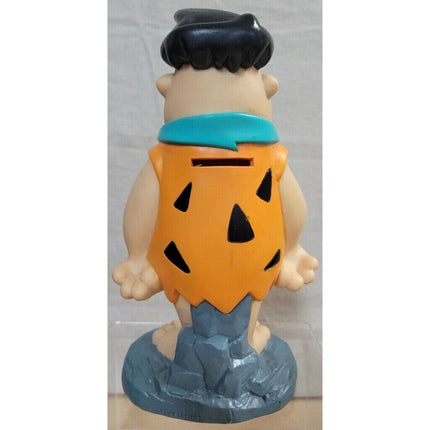Lot of 4 Flintstones Plastic Still Banks (1994) – Fred, Barney Pebbles & Bam Bam