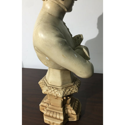 1940s ABCO Alexander Backer Co. Military Chalkware Figurine 13"