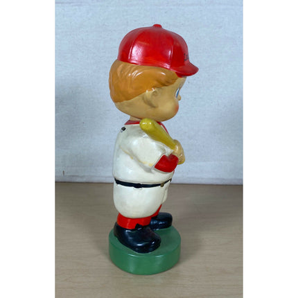 ArtMark 1970’s Little League Bobblehead Bank – 9" – Original Stopper & Label