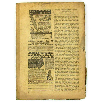 COMPLETE COWBOY NOVEL MAGAZINE – January 1948 – Columbia Publications – Pulp