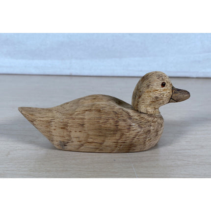1984 Carl Geesey Handcarved Wooden Duck 6” Figurine
