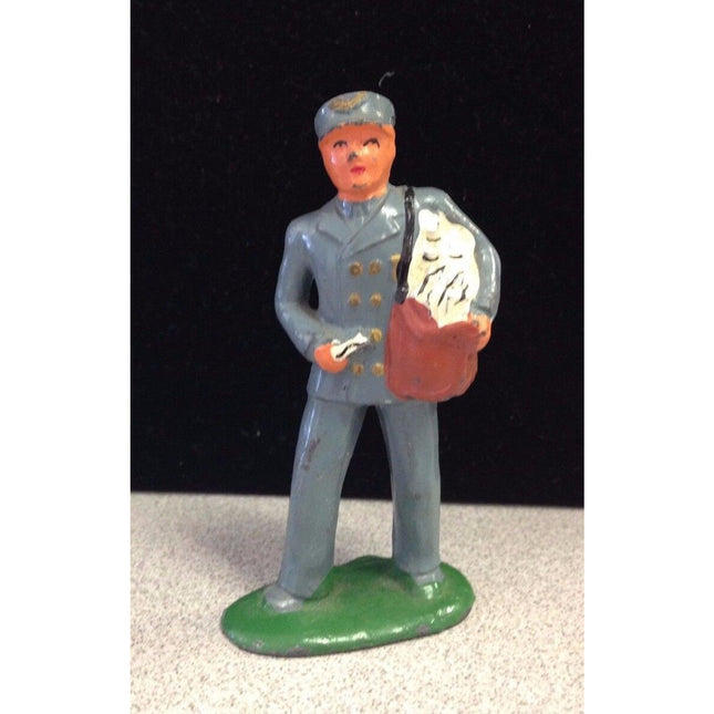 Vintage Lead Postman Figurine