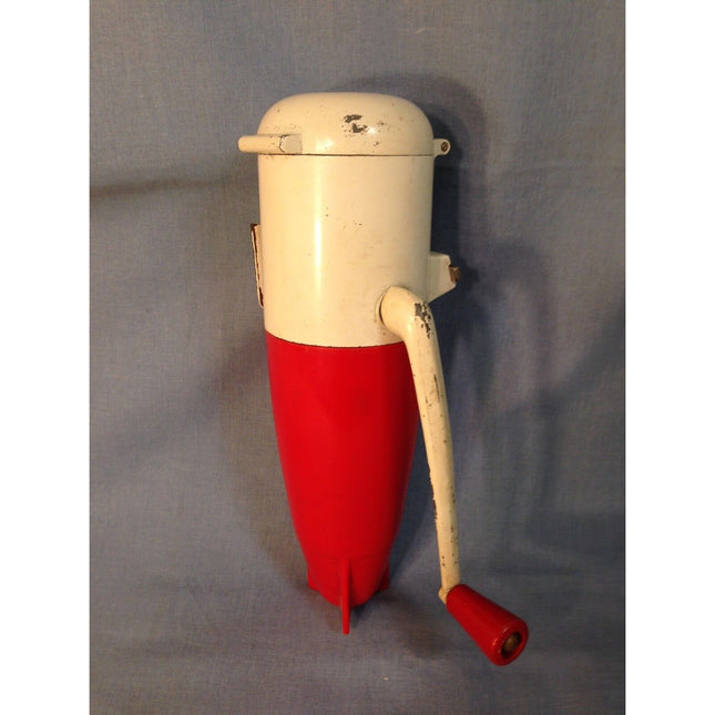 Vintage Dazey Corp Model 160 Nut & Ice Chopper Red/White w/ Original Box