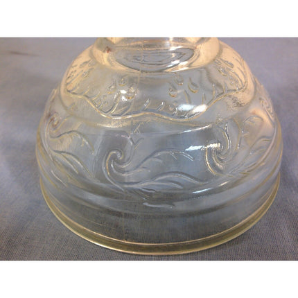 Early 20th Century Vintage Clear Glass Eagle Kerosene Lantern