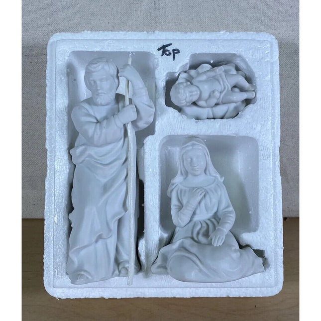 Avon 1981 Nativity The Holy Family Porcelain Collectible Set OB