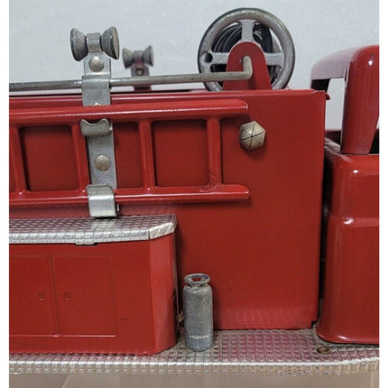 Tonka Red Fire Truck Suburban Pumper #5 1960s Toy With Fire Hydrant