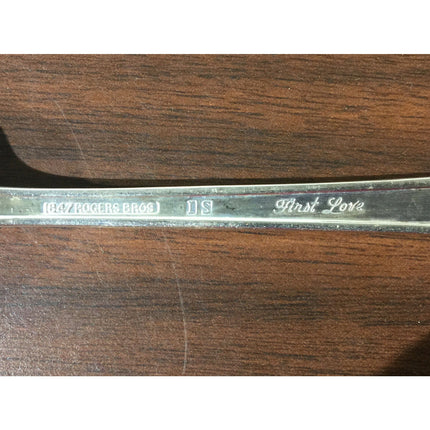 63-Piece 1847 Rogers Bros "First Love" Silverplate Flatware Set for 12