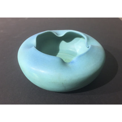 Van Briggle Pottery Bowl Vase – Bluish Green #20 Marking