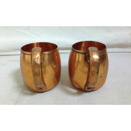 Set of 2 West Bend Aluminum Co. Vintage Copper Mule Mugs Cups – 11 oz