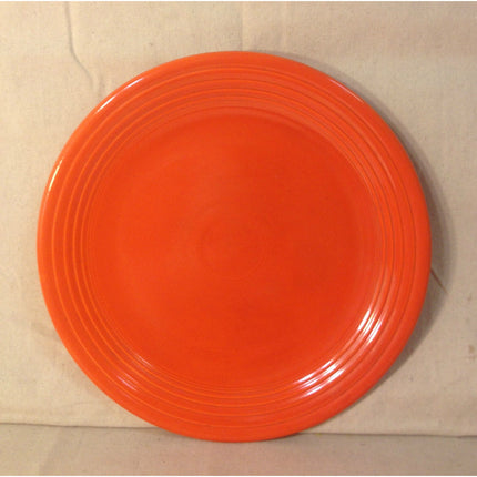 VTG Fiesta 13" Chop Plate Orange Red Homer Laughlin Serving Platter Fiestaware