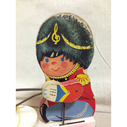 Vintage 1960’s Fisher Price Drummer Boy Pull Toy #634 – Wood & Plastic