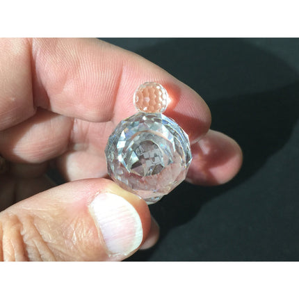 Swarovski #7652 Rabbit Lead Crystal Figurine with Original Container