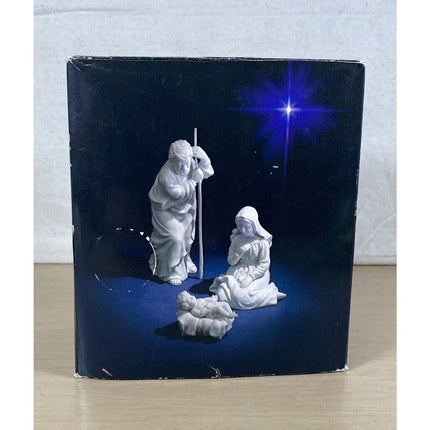 Avon 1981 The Holy Family Nativity Figurines Porcelain Original Box