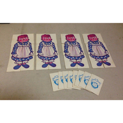 Vintage 1956 Milton Bradley Raggedy Ann Board Game #4809 – Complete